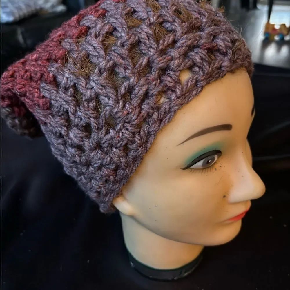 NEW Handmade Crocheted Adult Hat - Picture 5 of 9